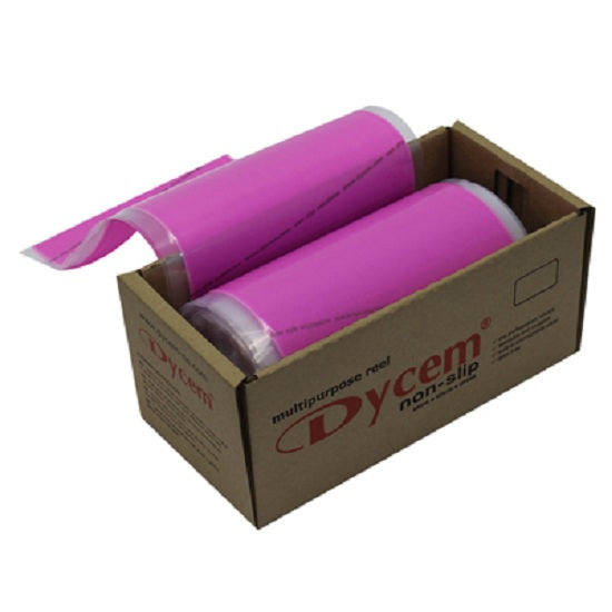 Fabrication Enterprises Original Dycem Nonslip Material - Dycem Nonslip Material, 8" x 16 yd., Pink - 50-1503PNK