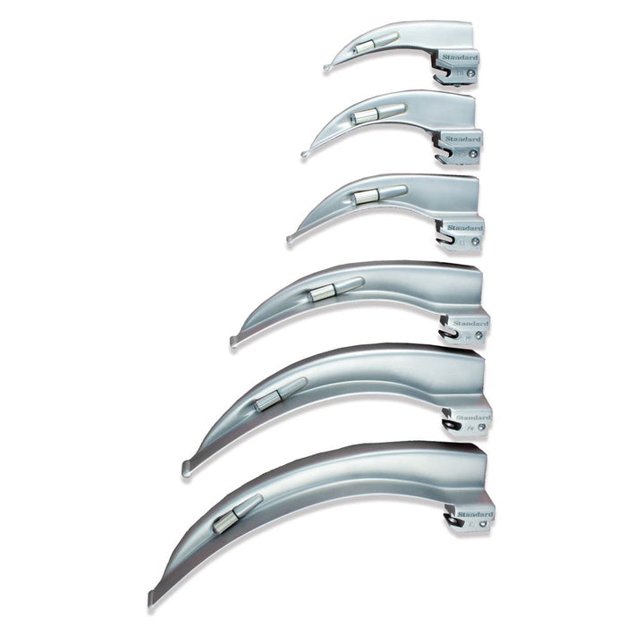 SunMed Macintosh English Profile Blades - BLADE, LARYNGOSCOPE, ENGLSH, MAC, 4, ADLT LRG - 5-5051-04