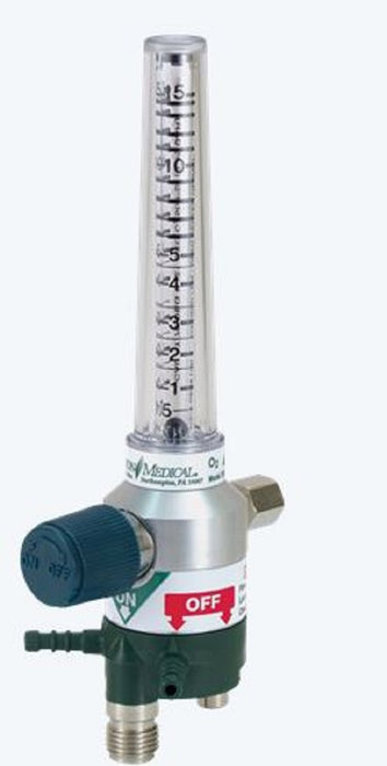 Precision Medical Oxygen Select Flowmeters - Chemetron Quick Select Oxygen Selector Flowmeter, 0-15 LPM - 3MFA1006PTO