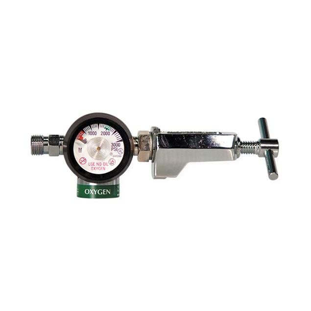 Vyaire 50 PSI Compact Regulators - Oxygen Gas Regulator with Compact Yoke, 50 PSI - GR870