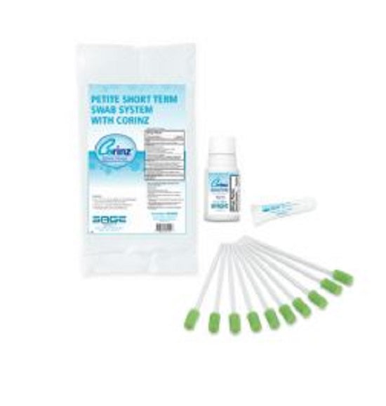 Sage Products Petite Oral Swab Kits - Petite Oral Swab, Short Term, with Corinz System - 6066