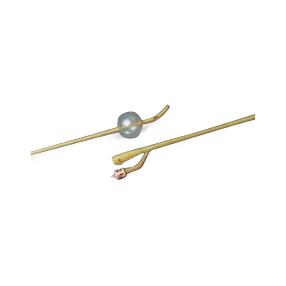 CR BARD LUBRICATH 2-Way Tiemann Coude Tip Catheters - Coude Foley 2 Way Catheter, 18 Fr, 5 cc - BAR0102L18