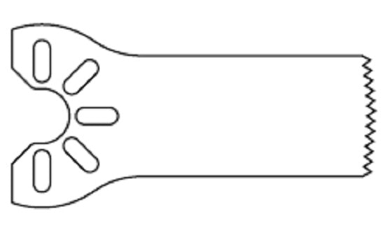 Stryker Micro Oscillating and Sagittal Saw Blade - Oscillating Sagittal Saw Blade - 2296003212