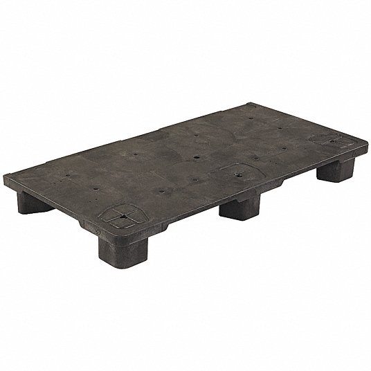 Grainger Pallets - PALLET, STACKABLE, 48X24X5.5", 4 WAY, H-DENS - 38TA11