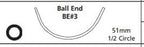 A&E Medical Sternotomy DOUBLEWIRE Closure System - Sternotomy Steel Wire, Double Wires - 046-297