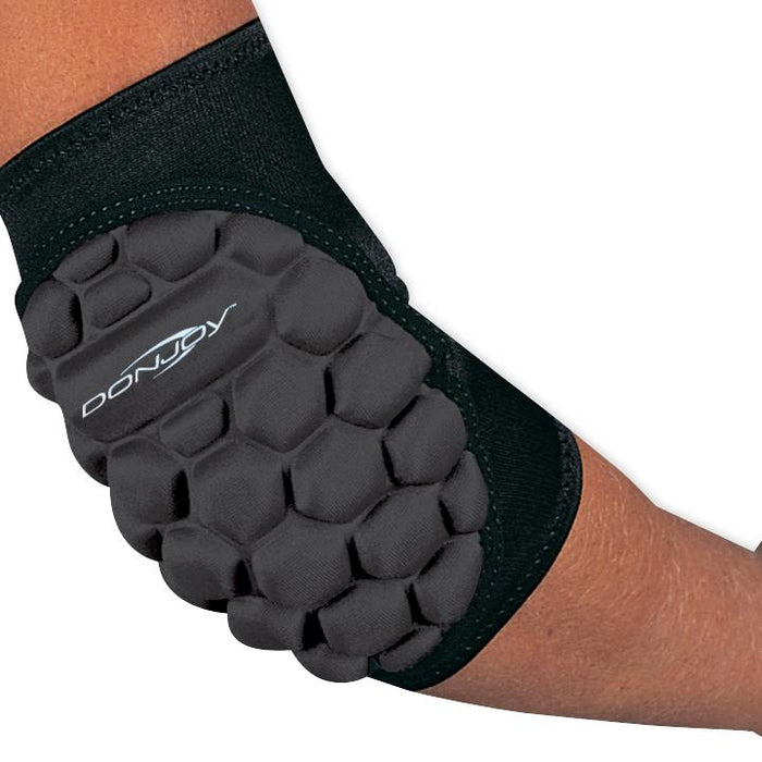 DJO Global Spider Pad Elbow Sleeve - Black Spider Pad Elbow Sleeve, Size S - 11-03922-0-6060