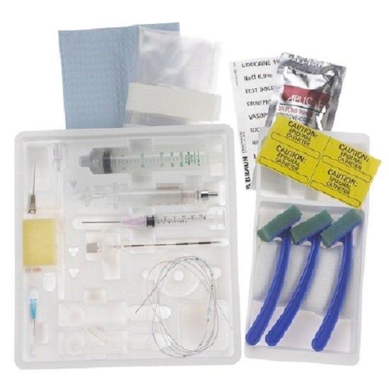 B Braun PERIFIX Continuous Epidural Trays (Kits) - KIT, EPIDURAL, CE17TKFMHDT 17 GA X 4 FULL - 332096