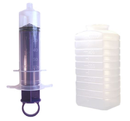 Vesco Medical ENFit Irrigation Kits - SYRINGE, IRRIG, 60ML, W/500ML CONTAINER, NS - VED-665