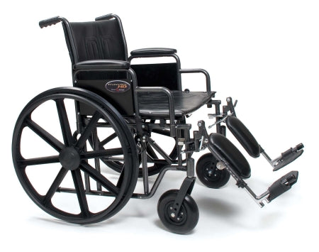 Graham-Field Traveler HD Wheelchair - Traveler HD Wheelchair, 22" x 18", Detachable Full Arm, Swing-Away Footrest - 3G010440