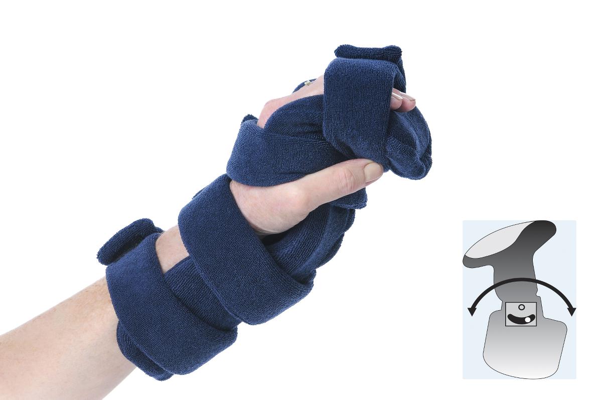 Comfy Splints Comfy Splint Deviation Hand-Thumb Orthosis - SPLINT, DEVATIN, HAND / THUM, ADULT, NAVY, TRRY - DHT-101