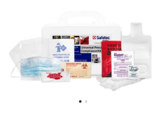 Safetec Universal Precaution Compliance Kits - KIT, PRECAUTION MOUNTING, UNIVERSAL - 17102