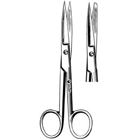 Sklar Operating Scissors - SCISSORS, OR, NON-STERILE, SHARP / BLUNT, 5.5" - 14-1055