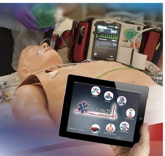 Simulaids Smart Stat Basic Training Manikin - Smart Stat Basic Manikin, with iPad - 101-8002