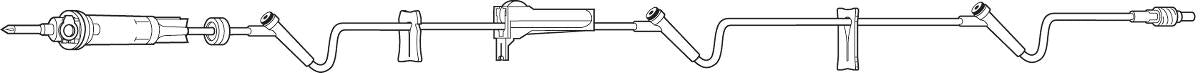 Baxter Healthcare Continu-Flo Solution Sets - SET, SOLUTION, CONTINUFLO, 10 DROPS / ML, 96" - 2R8519