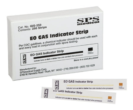 SPS Medical EO Gas Indicator Strips - STRIP, INDICATOR, SHORT, EO GAS, 4" - GIS-250