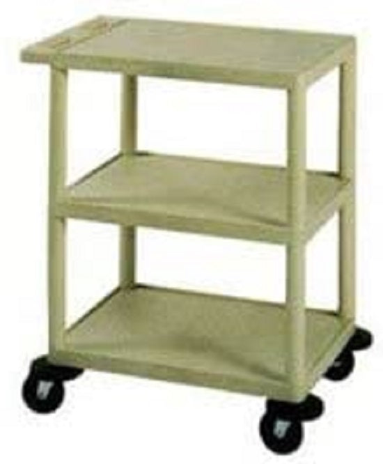 Nihon Kohden America Three Shelf ECG Carts - ECG Transport Cart, 3 Shelves, with Wheels - NK-CART3