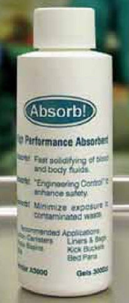 Northfield Medical Absorb! Waste Solidifier - Nozzle Cap Solidifier Absorber, 3, 000 cc - A3000N