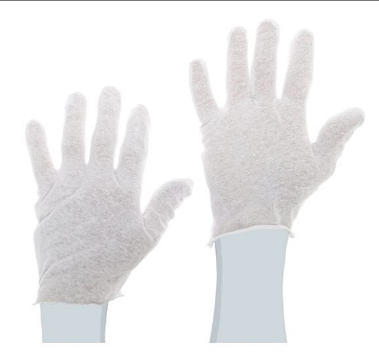 Preotective Industrial Products Inspection Gloves / Liners - Inspection Glove, Cotton Lisle, White, Men's - 97-500