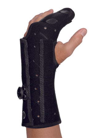 DJO Global Radial Gutter Fracture Brace - Radial Gutter Fracture Finger Brace, Black, Left, Size S - 326-41-1111