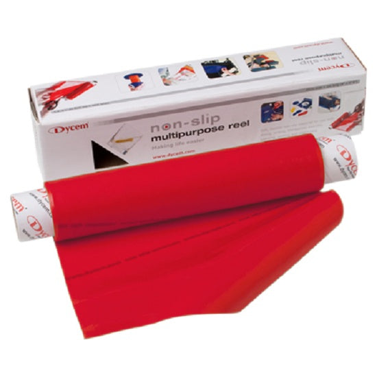 Fabrication Enterprises Original Dycem Nonslip Material - Dycem Nonslip Material, 16" x 5.5 yd. Roll, Red - 50-1519R