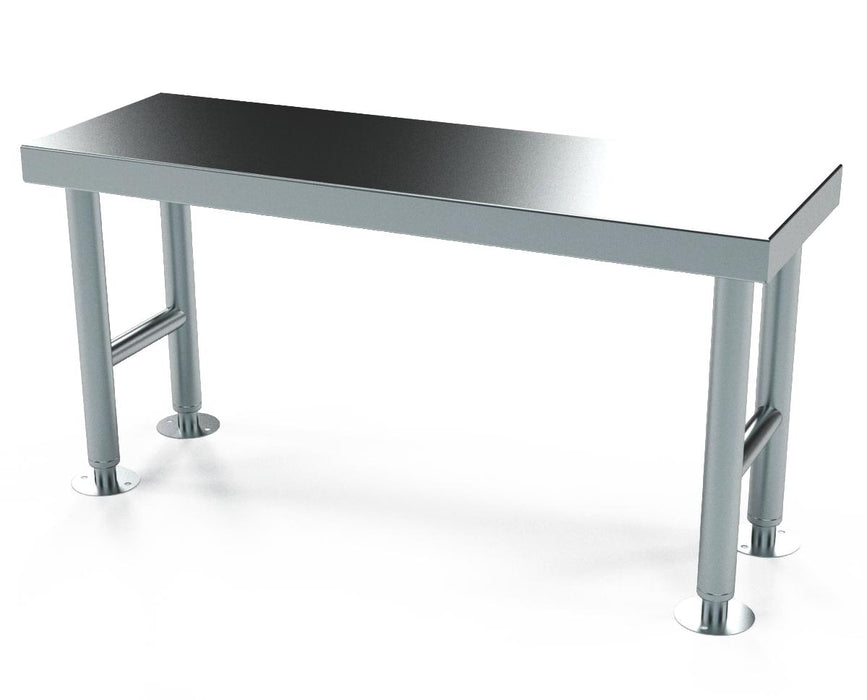 Aero Manufacturing Gowning Benches - Stainless Steel Gowning Bench, 12" x 24" - GB-1224