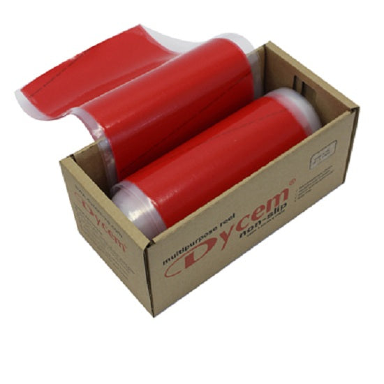 Fabrication Enterprises Original Dycem Nonslip Material - Dycem Nonslip Material, 8" x 16 yd., Red - 50-1503R