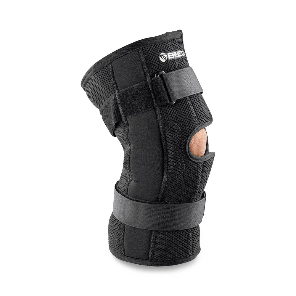 Breg Neoprene Economy Hinged Knee Braces - Neoprene Economy Hinged Knee Brace with Open Back, Size XS - 11211