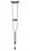 Medline Standard Aluminum Crutches - DBD-CRUTCH, ALUMINUM, ADULT, 5FT 10IN-6FT 6 - MDS80334HW