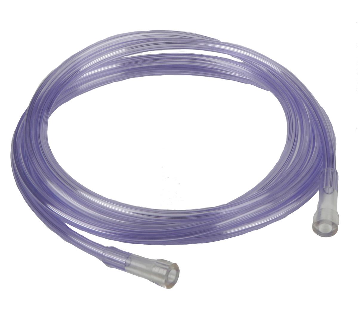 Medline Violet Oxygen Tubing with Universal Connector - Violet Crush-Resistant Oxygen Tubing, 50', Universal Connector - HCSU4550VB