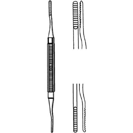 Sklar Nail and Bone Rasps - Nail / Bone Rasp, Double-End, 3 mm and 4 mm, 7" - 97-1640