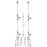 ICU Medical Transpac IV Bifurcated Monitoring Kits - KIT, PRESSURE MNTR, W/TRANSDUCER, 72" - 42652-05