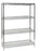 Tarrison Products Ltd Chrome Wire Shelving Units - Chrome Wire Shelving Unit, 4 Shelf, 14" x 48" x 86" - TS-14488C