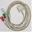 Norav Medical ECG Lead Cable with Round Connector - ECG 3 Lead Cable, GE OEM, 15 Pin, D-Type CN - C3-C-U-LL-D