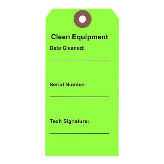 Action Health Equipment Status Tags - Repair Equipment Tag, 4.75" x 2-3/8", Yellow - 402TTPY-PK