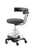 Haag Streit 500 Series Hydraulic Stools - 500 Series Hydraulic stool, Curved Support, Charcoal - 556CH