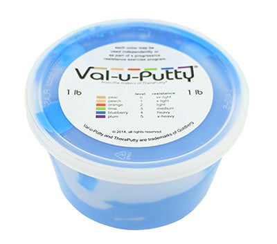 Fabrication Enterprises Val-u-Putty Exercise Putty - DBD-PUTTY, VALU, 1 LB, FIRM, BLUEBERRY - 10-3944