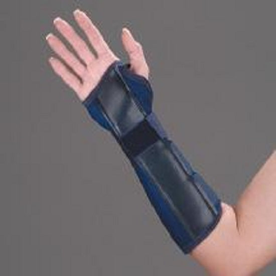 DeRoyal Canvas Wrist / Forearm Splints - SPLINT, WRIST, FOREARM, CANVAS, PEDI, BLUE, LT - 298W12