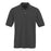 Ultraclub Men's Whisper Pique Polo - Men's Whisper Pique Polo Shirt, 60% Cotton/40% Polyester, Graphite, Size 6XL - 8540GRA6XL