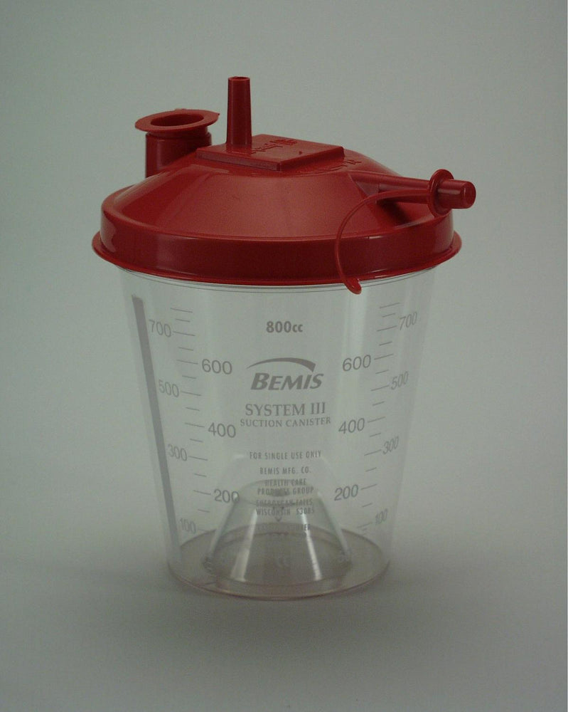 Bemis Hydrophobic Rigid Canisters - 2000 cc Hydrophobic Rigid Suction Canister - 435410