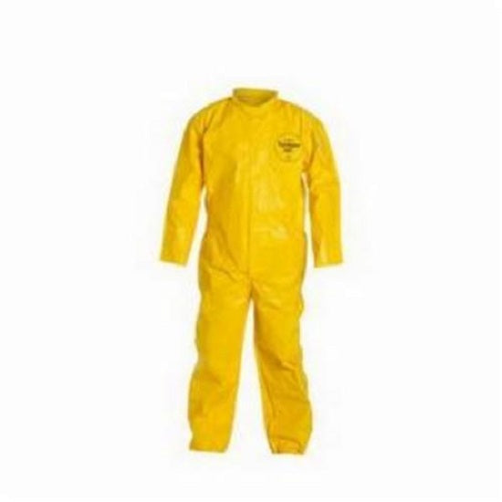 DuPont Tychem 2000 Coveralls - Tychem 2000 Coverall, Yellow, Size M, Bulk Packed - QC120SYLMD001200