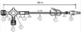 ICU Medical Extesnion Sets with Stopcock - SET, EXTENSION, 3WAY STOPCOCK, 16" NONDEHP - B4047