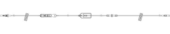 ICU Medical Primary Sapphire Infusion Set - Primary Sapphire Infusion set, 1.2 Micron, PAV, 123" - 16384-01