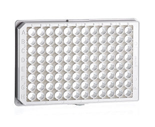 Greiner Bio-One Cellstar Tissue Culture Treated Microplates - Cellstar Tissue Culture Treated Microplate, Sterile, 96 Well Plate, White, uClear Bottom - 655098