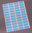 Briggs Healthcare Laser Computer 4-Across Piggyback Labels - Laser Computer 4-Across Piggyback Labels, 0.75" x 1.75", Blue - L-6617