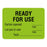 United Ad Label Company Quality Control Labels - "Ready for Use" Label, Fluorescent Green, 2-3/8" x 1-3/4", 420/Roll - ULLR305