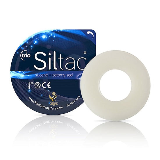 Trio Ost Siltac Silicone Ostomy Seals - SEAL, OSTOMY, SILICONE, SILTAC, MEDIUM - ZXTR102810