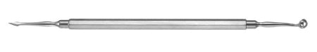 Integra Lifesciences Corp Hallack Double-Ended Comedone Extractor - Hallack Double-Ended Comedone Extractor, 6" x 5 mm - PM-4446