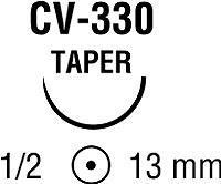 Medtronic TiCron Sutures - Ti-Cron Suture, B / W, Size 2, 4 x 30", GS-22 Needle - X-1313