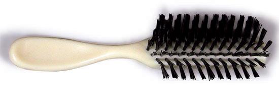 Dukal Corporation DawnMist Adult Brushes - Block Style Oval Hairbrush with Nylon Tuft Bristles - HB03