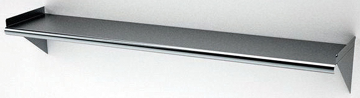 Aero Manufacturing Wall Shelves - Stainless Steel Wall Shelf, Mounted, 12" x 72" - 3W-1272